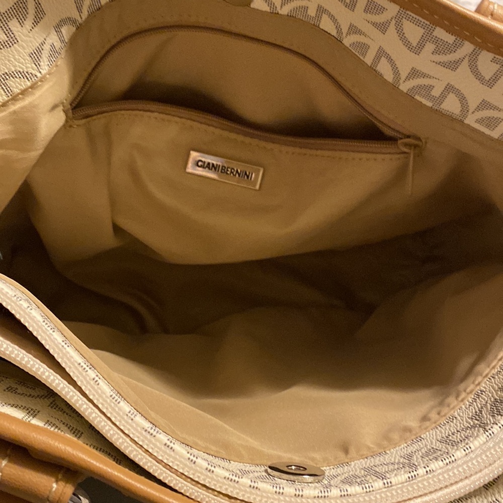 Giani Bernini Block Signature Tote, Color Ivory/S… - image 3